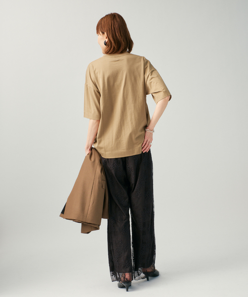 SLOANE(スローン)の「《追加2》SLOANE スローン 別注Tシャツ(Tシャツ/カットソー・レディース・ネイビー/ベージュ系その他/グリーン/ブラック/ライトグレー/チャコールグレー/ホワイト・FREE)」の21枚目の写真