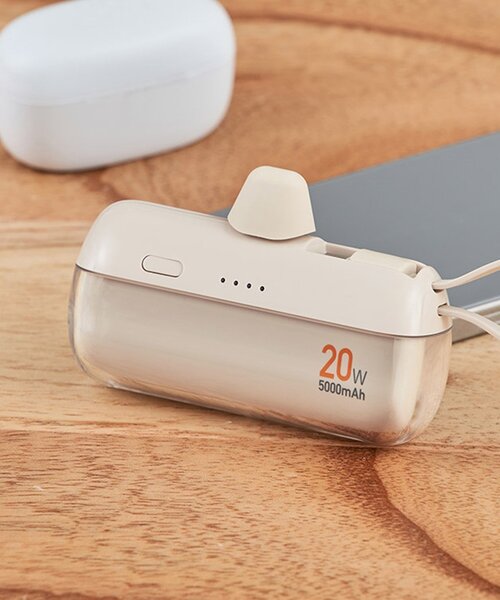 BIRTHDAY BAR(バースデイバー)の「USB急速充電モバイルバッテリーUSB PD(パワーデリバリー)対応 20W(スマホグッズ・レディース・ベージュ・0)」の5枚目の写真