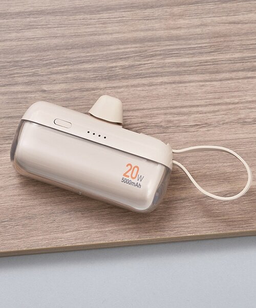 BIRTHDAY BAR(バースデイバー)の「USB急速充電モバイルバッテリーUSB PD(パワーデリバリー)対応 20W(スマホグッズ・レディース・ベージュ・0)」の7枚目の写真