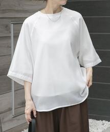 オーガンジーレイヤードTシャツ