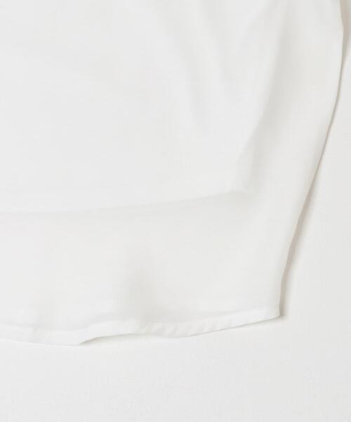 ITEMS URBANRESEARCH(アイテムズ アーバンリサーチ)の「オーガンジーレイヤードTシャツ(Tシャツ/カットソー・レディース・ベージュ/グレー/ホワイト・FREE)」の10枚目の写真