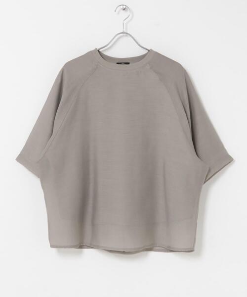 ITEMS URBANRESEARCH(アイテムズ アーバンリサーチ)の「オーガンジーレイヤードTシャツ(Tシャツ/カットソー・レディース・ベージュ/グレー/ホワイト・FREE)」の20枚目の写真