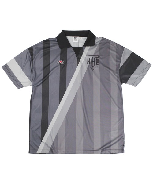 UMBRO(アンブロ)の「【T21】【umbro/アンブロ】MEN'S MASH UP JERSEY マッシュアップ ゲームシャツ UUM166508U(ポロシャツ・メンズ・ブラック・X-LARGE/LARGE/MEDIUM)」の2枚目の写真