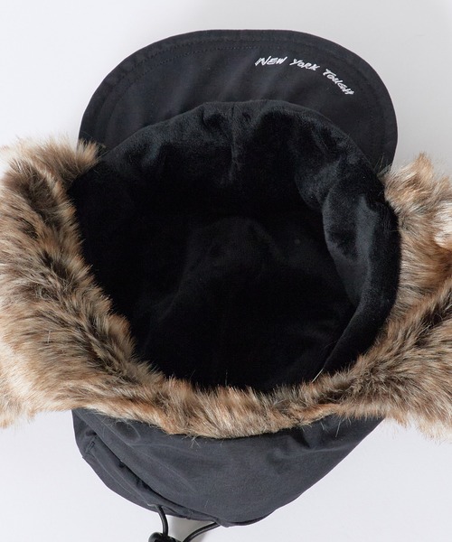 Manhattan Portage(マンハッタンポーテージ)の「Manhattan Portage / マンハッタンポーテージ TRAPPER CAP ジェット トラッパーキャップ ブランドロゴ アウトドア デイリー メンズ 2026年秋冬 秋物(キャップ・メンズ・ブラック/キャメル・FREE)」の17枚目の写真