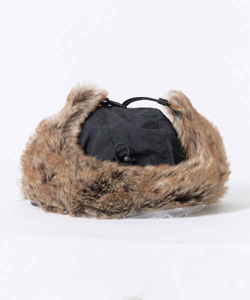 Manhattan Portage(マンハッタンポーテージ)の「Manhattan Portage / マンハッタンポーテージ TRAPPER CAP ジェット トラッパーキャップ ブランドロゴ アウトドア デイリー メンズ 2026年秋冬 秋物(キャップ・メンズ・ブラック/キャメル・FREE)」の7枚目の写真