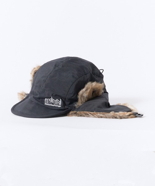 Manhattan Portage(マンハッタンポーテージ)の「Manhattan Portage / マンハッタンポーテージ TRAPPER CAP ジェット トラッパーキャップ ブランドロゴ アウトドア デイリー メンズ 2026年秋冬 秋物(キャップ・メンズ・ブラック/キャメル・FREE)」の5枚目の写真