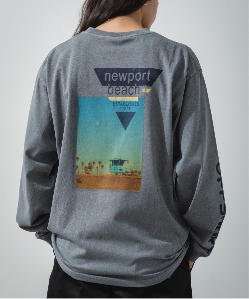 OFFSHORE(オフショア)の「CALIFORNIA PHOTO L/S TEE(Tシャツ/カットソー・メンズ・ホワイト/チャコールグレー・XL/L/M/S)」の2枚目の写真
