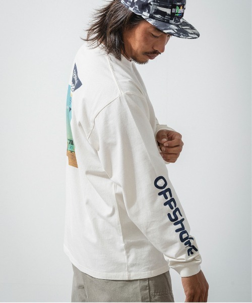 OFFSHORE(オフショア)の「CALIFORNIA PHOTO L/S TEE(Tシャツ/カットソー・メンズ・ホワイト/チャコールグレー・XL/L/M/S)」の14枚目の写真