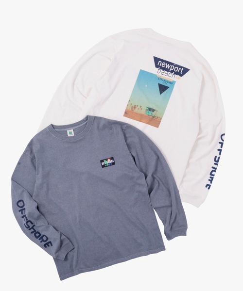 OFFSHORE(オフショア)の「CALIFORNIA PHOTO L/S TEE(Tシャツ/カットソー・メンズ・ホワイト/チャコールグレー・XL/L/M/S)」の3枚目の写真