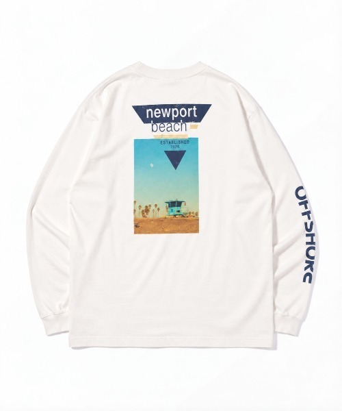 OFFSHORE(オフショア)の「CALIFORNIA PHOTO L/S TEE(Tシャツ/カットソー・メンズ・ホワイト/チャコールグレー・XL/L/M/S)」の17枚目の写真