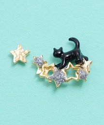 gargle ガーグル：アニマルシリーズ　星猫　スター　キャット　ねこ　ピアス