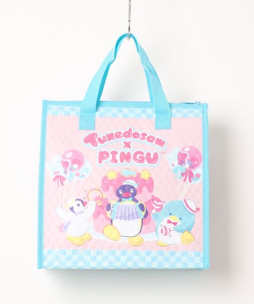 sanrio（サンリオ）の「〈SANRIO/サンリオ〉ピングー×タキシードサム 不織布ランチトートバッグ FBC1（エコバッグ/サブバッグ・レディース・ピンク系その他・ONE SIZE）」の6枚目の写真
