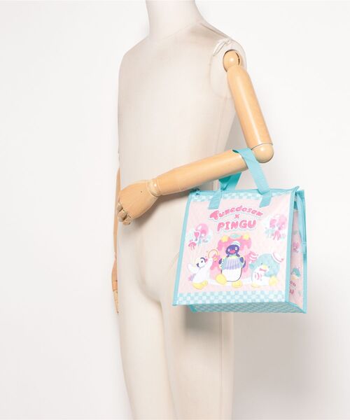 sanrio（サンリオ）の「〈SANRIO/サンリオ〉ピングー×タキシードサム 不織布ランチトートバッグ FBC1（エコバッグ/サブバッグ・レディース・ピンク系その他・ONE SIZE）」の9枚目の写真