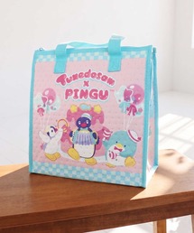 〈SANRIO/サンリオ〉ピングー×タキシードサム 不織布ランチトートバッグ FBC1