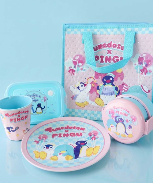 sanrio（サンリオ）の「〈SANRIO/サンリオ〉ピングー×タキシードサム 不織布ランチトートバッグ FBC1（エコバッグ/サブバッグ・レディース・ピンク系その他・ONE SIZE）」の4枚目の写真