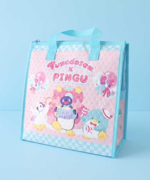 sanrio（サンリオ）の「〈SANRIO/サンリオ〉ピングー×タキシードサム 不織布ランチトートバッグ FBC1（エコバッグ/サブバッグ・レディース・ピンク系その他・ONE SIZE）」の2枚目の写真