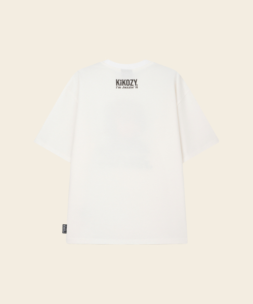 KIKOZY(キコジ)の「キコジ_ティーシャツ ジャズ ベイビー01_ホワイト(Tシャツ/カットソー・メンズ・その他・M/XL)」の2枚目の写真