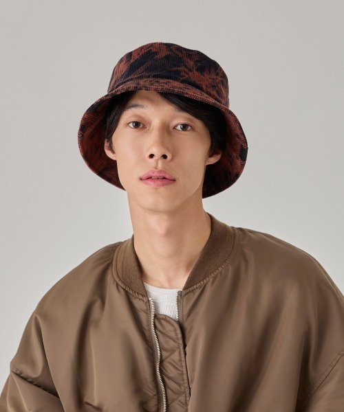 arth(アース)の「arth KAGOZOME Bucket / アース(ハット・メンズ・オレンジ/ベージュ・60cm/58cm)」の1枚目の写真