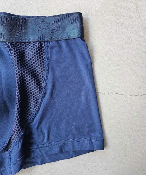 WESTBOY(ウエストボーイ)の「Y2K ユニセックス 立体 メッシュレイヤー ボクサーパンツ WO26W3UW17(ボクサーパンツ・メンズ・ブラック/ブルー/グレー/ホワイト・XL/L)」の8枚目の写真