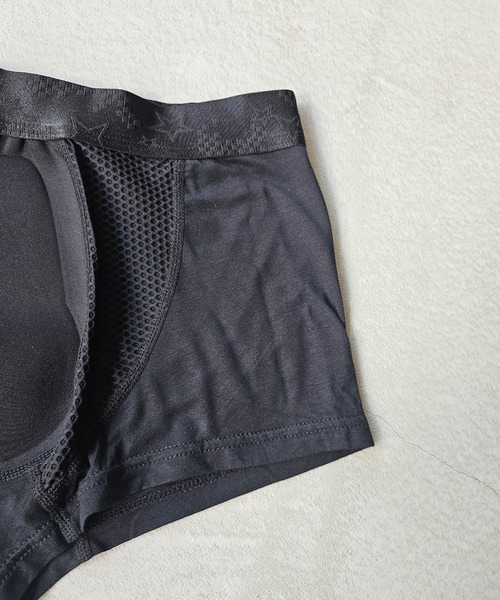WESTBOY(ウエストボーイ)の「Y2K ユニセックス 立体 メッシュレイヤー ボクサーパンツ WO26W3UW17(ボクサーパンツ・メンズ・ブラック/ブルー/グレー/ホワイト・XL/L)」の9枚目の写真