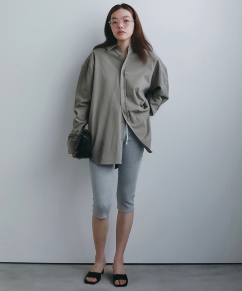 anuke（アンヌーク）の「Thermal Half Leggings（その他パンツ・レディース・ブラウン/グレー・38inch/36inch）」の5枚目の写真