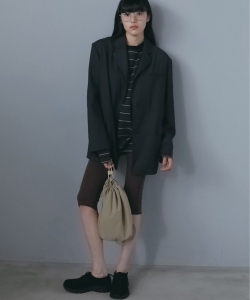 anuke（アンヌーク）の「Thermal Half Leggings（その他パンツ・レディース・ブラウン/グレー・38inch/36inch）」の3枚目の写真