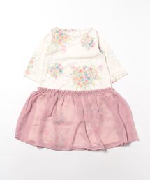 hakka kids（ハッカキッズ）の「【KIDS】7分袖ワンピース（ワンピース）」