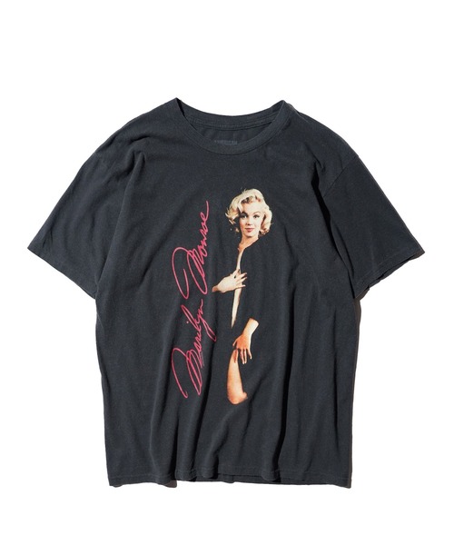 THRIFTY LOOK(スリフティールック)の「THRIFTY LOOK / THRIFTY "MARILYN MONROE" TEE(Tシャツ/カットソー・メンズ・ブラック系その他/ブラック系その他2/ブラック・X-LARGE/LARGE/MEDIUM)」の1枚目の写真