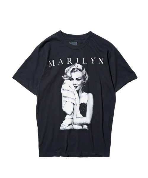 THRIFTY LOOK(スリフティールック)の「THRIFTY LOOK / THRIFTY "MARILYN MONROE" TEE(Tシャツ/カットソー・メンズ・ブラック系その他/ブラック系その他2/ブラック・X-LARGE/LARGE/MEDIUM)」の3枚目の写真