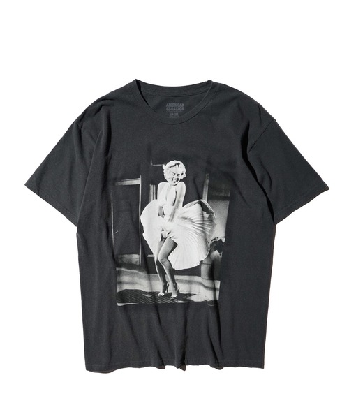 THRIFTY LOOK(スリフティールック)の「THRIFTY LOOK / THRIFTY "MARILYN MONROE" TEE(Tシャツ/カットソー・メンズ・ブラック系その他/ブラック系その他2/ブラック・X-LARGE/LARGE/MEDIUM)」の2枚目の写真