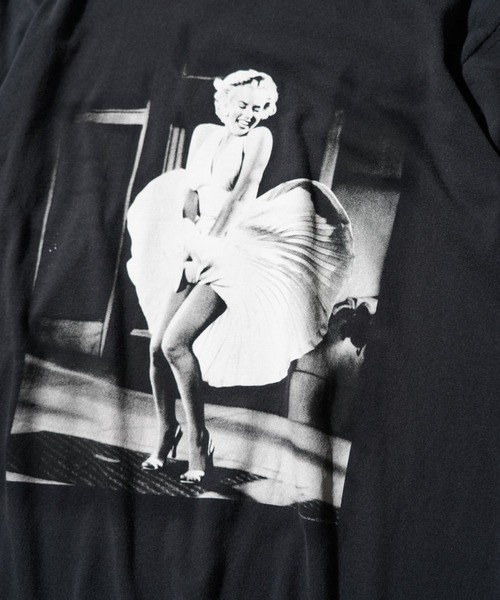 THRIFTY LOOK(スリフティールック)の「THRIFTY LOOK / THRIFTY "MARILYN MONROE" TEE(Tシャツ/カットソー・メンズ・ブラック系その他/ブラック系その他2/ブラック・X-LARGE/LARGE/MEDIUM)」の19枚目の写真