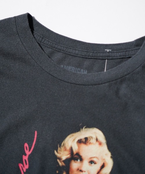 THRIFTY LOOK(スリフティールック)の「THRIFTY LOOK / THRIFTY "MARILYN MONROE" TEE(Tシャツ/カットソー・メンズ・ブラック系その他/ブラック系その他2/ブラック・X-LARGE/LARGE/MEDIUM)」の16枚目の写真