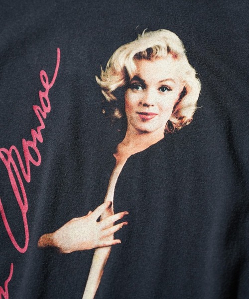 THRIFTY LOOK(スリフティールック)の「THRIFTY LOOK / THRIFTY "MARILYN MONROE" TEE(Tシャツ/カットソー・メンズ・ブラック系その他/ブラック系その他2/ブラック・X-LARGE/LARGE/MEDIUM)」の18枚目の写真