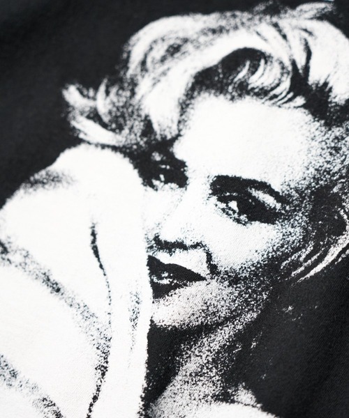 THRIFTY LOOK(スリフティールック)の「THRIFTY LOOK / THRIFTY "MARILYN MONROE" TEE(Tシャツ/カットソー・メンズ・ブラック系その他/ブラック系その他2/ブラック・X-LARGE/LARGE/MEDIUM)」の12枚目の写真