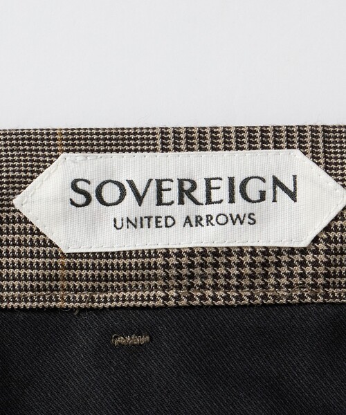 SOVEREIGN(ソブリン)の「<SOVEREIGN> ブラウン グレンチェック ハーフギャザー イージースラックス(スラックス・メンズ・ブラウン系・L/M)」の15枚目の写真