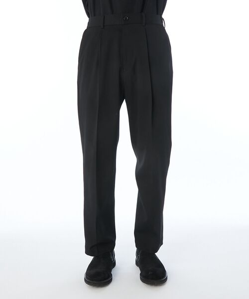 N.HOOLYWOOD COMPILE（N.ハリウッド コンパイル）の「2TUCK TROUSERS（スラックス・メンズ・ブラック・38/36/40）」の5枚目の写真