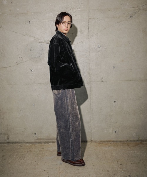 niko and...(ニコアンド)の「フェイクスエードショートブルゾン(ブルゾン・メンズ・ブラック/キャメル/アイボリー・LARGE/MEDIUM)」の5枚目の写真