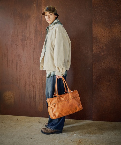 niko and...(ニコアンド)の「フェイクスエードショートブルゾン(ブルゾン・メンズ・ブラック/キャメル/アイボリー・LARGE/MEDIUM)」の11枚目の写真