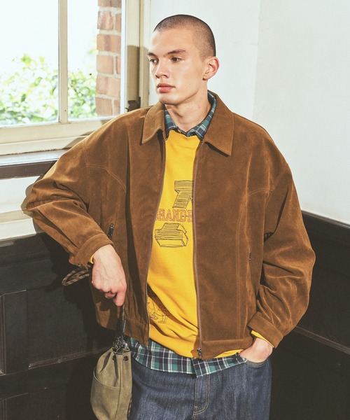niko and...(ニコアンド)の「フェイクスエードショートブルゾン(ブルゾン・メンズ・ブラック/キャメル/アイボリー・LARGE/MEDIUM)」の19枚目の写真