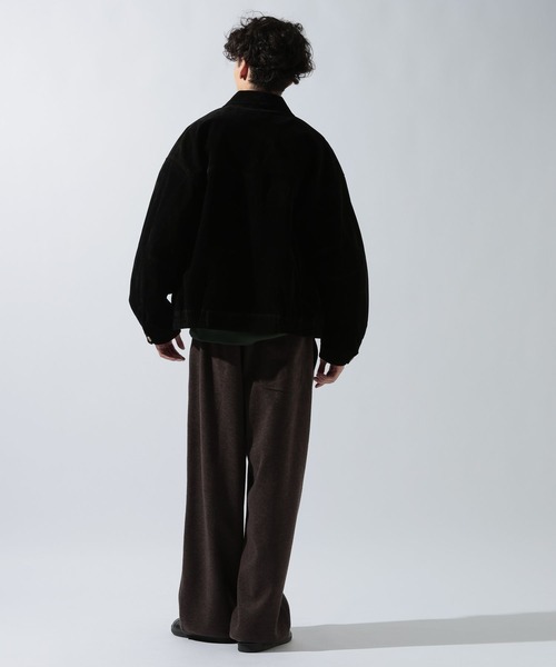 niko and...(ニコアンド)の「フェイクスエードショートブルゾン(ブルゾン・メンズ・ブラック/キャメル/アイボリー・LARGE/MEDIUM)」の22枚目の写真