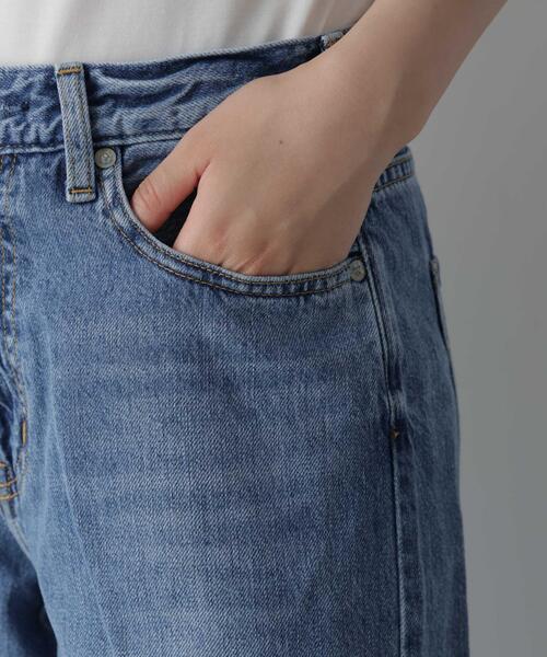 NEEDBY heritage(ニードバイヘリテージ)の「NEEDBY heritage/MILEY(デニムパンツ・レディース・ライトブルー/ダークブルー・23/24/25)」の4枚目の写真
