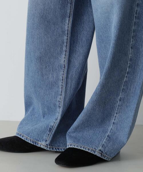 NEEDBY heritage(ニードバイヘリテージ)の「NEEDBY heritage/MILEY(デニムパンツ・レディース・ライトブルー/ダークブルー・23/24/25)」の6枚目の写真