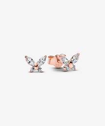 バタフライ スタッド ピアス