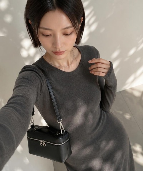 Burner(バーナー)の「【Leathen Leather(レーセンレザー)】ランチボックス型 2WAYミニハンドバッグ lea-handbag-5-25【RBT】(ハンドバッグ・メンズ・ブラック・FREE)」の8枚目の写真