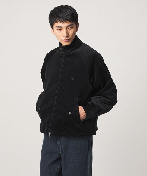 BARACUTA(バラクータ)の「【別注】<BARACUTA>GLR ベロア コーデュロイ G4 ドライバーズジャケット ブルゾン(ブルゾン・メンズ・ダークグレー/ブラック・L/M)」の8枚目の写真