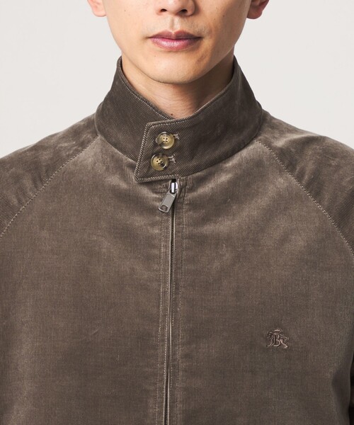 BARACUTA(バラクータ)の「【別注】<BARACUTA>GLR ベロア コーデュロイ G4 ドライバーズジャケット ブルゾン(ブルゾン・メンズ・ダークグレー/ブラック・L/M)」の12枚目の写真