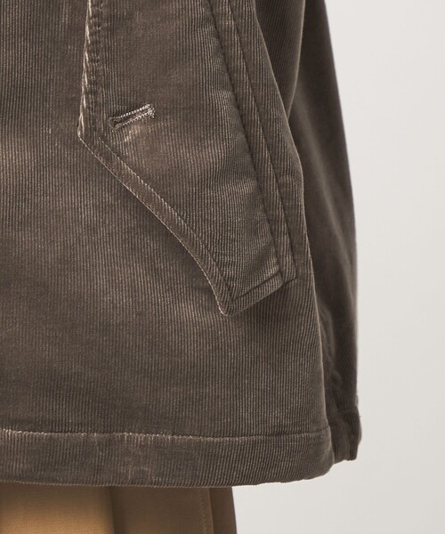 BARACUTA(バラクータ)の「【別注】<BARACUTA>GLR ベロア コーデュロイ G4 ドライバーズジャケット ブルゾン(ブルゾン・メンズ・ダークグレー/ブラック・L/M)」の14枚目の写真