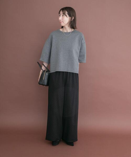 ITEMS URBANRESEARCH(アイテムズ アーバンリサーチ)の「ダンボールコクーンプルオーバー(Tシャツ/カットソー・レディース・ホワイト/ネイビー/グレー・FREE)」の18枚目の写真