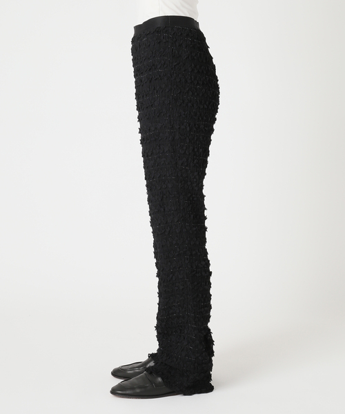 CITYSHOP(シティーショップ)の「FRILL EASY パンツ(その他パンツ・レディース・ブラック/アイボリー・38/36)」の7枚目の写真