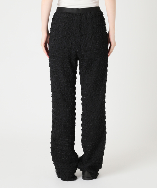 CITYSHOP(シティーショップ)の「FRILL EASY パンツ(その他パンツ・レディース・ブラック/アイボリー・38/36)」の8枚目の写真